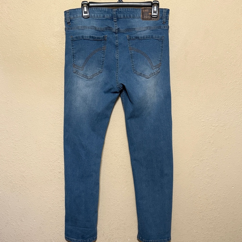 Ring of fire Men's Blue Jeans - Picture 4 of 7